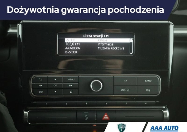 Citroen C3 cena 47000 przebieg: 36520, rok produkcji 2019 z Radom małe 172